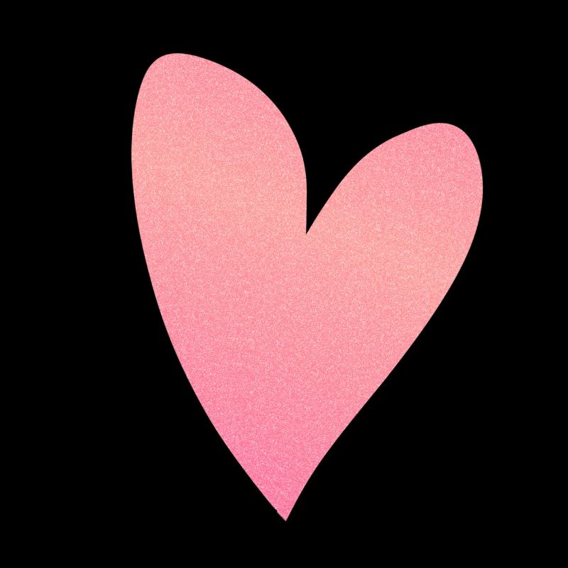 herz rosa glitzer symbol liebe form