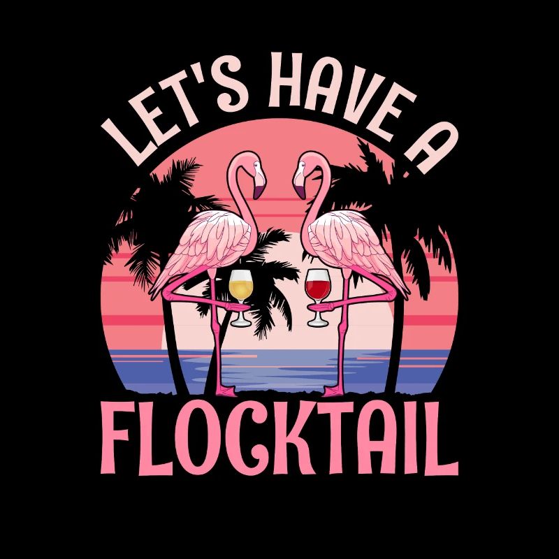 Let's have a flocktail - flamingo