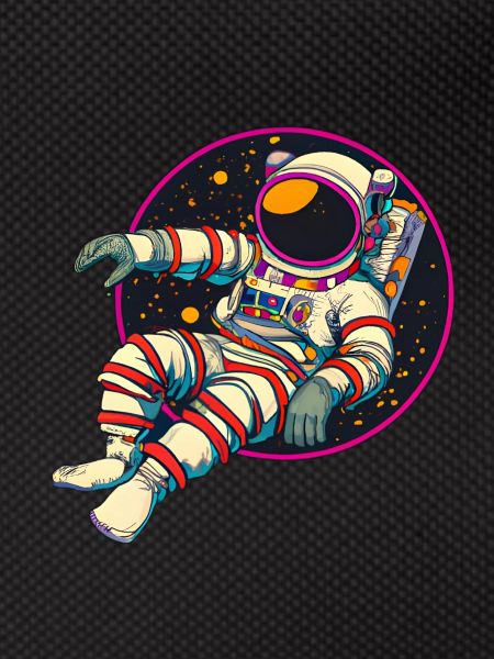 Astronaute génial dans l’espace
