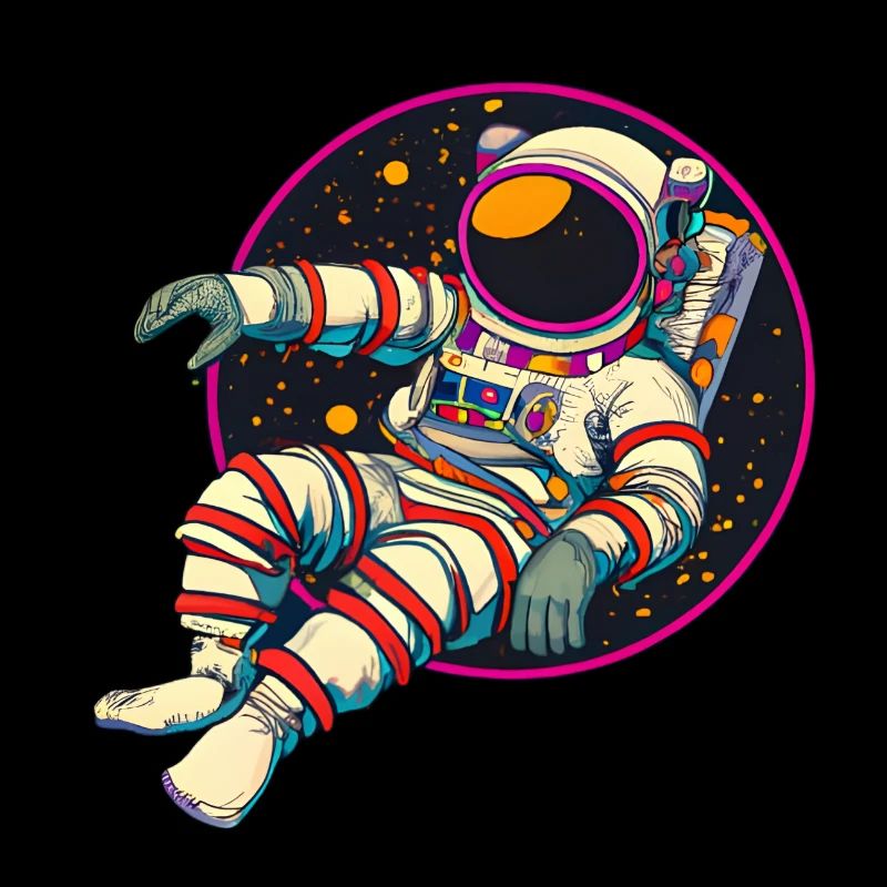 Astronaute génial dans l’espace