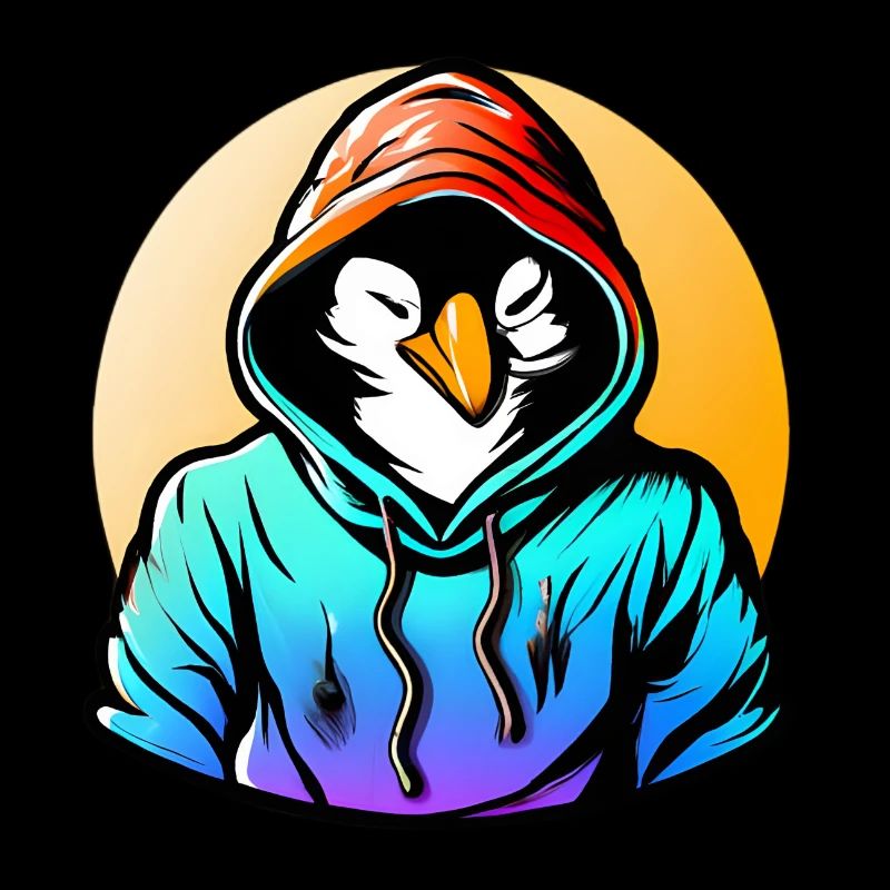 Pinguin mit Pullover