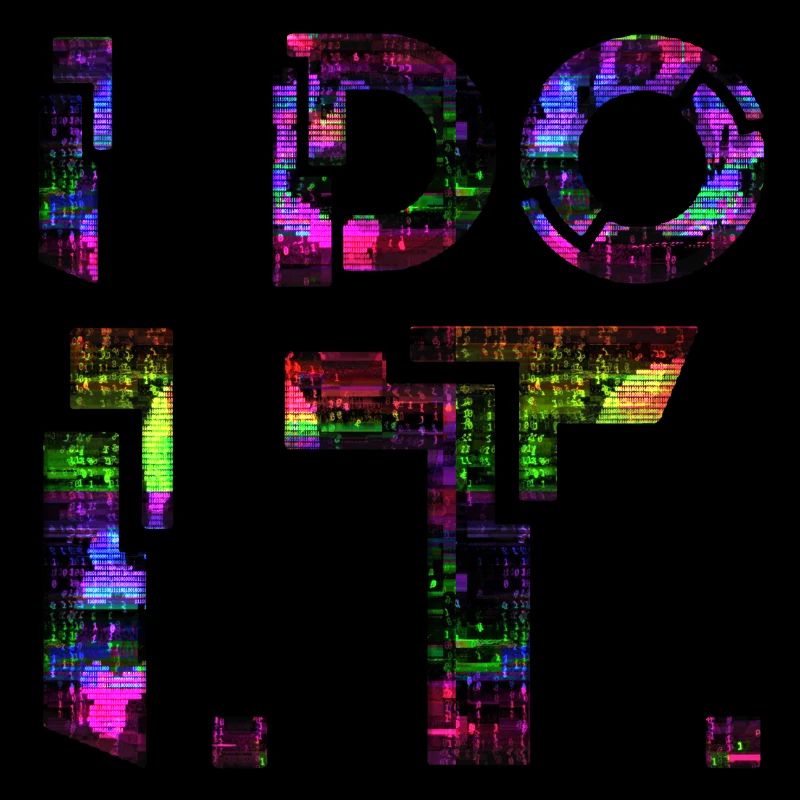 IT-Typ Unterstützung Geek Computer Computer Geek Ich tue es