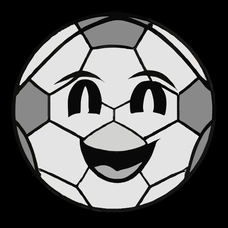 Fussball mit Gesicht Geschenkidee