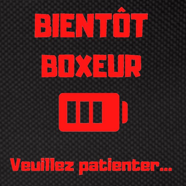 BIENTOT BOXEUR ROUGE