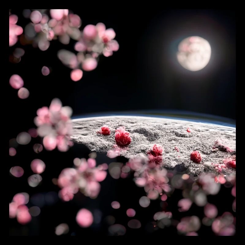Cherry Tree on the Moon