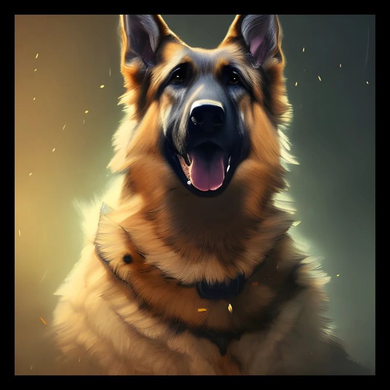 Süßer Deutscher Schäferhund