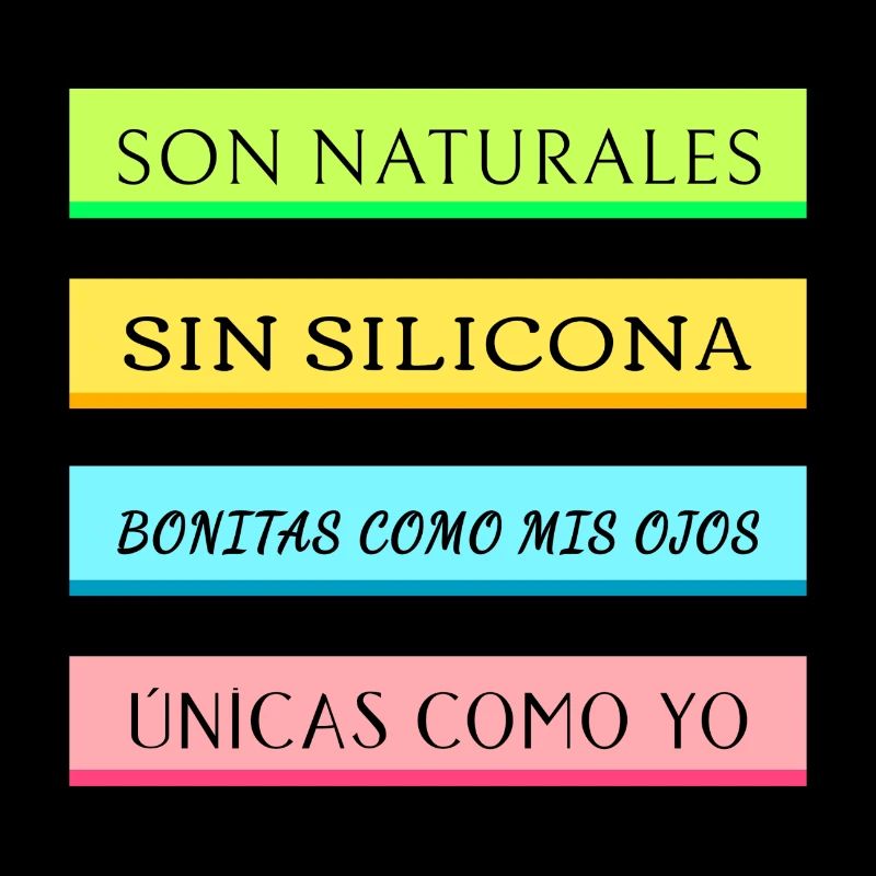 Ils sont naturels et sans silicone 1