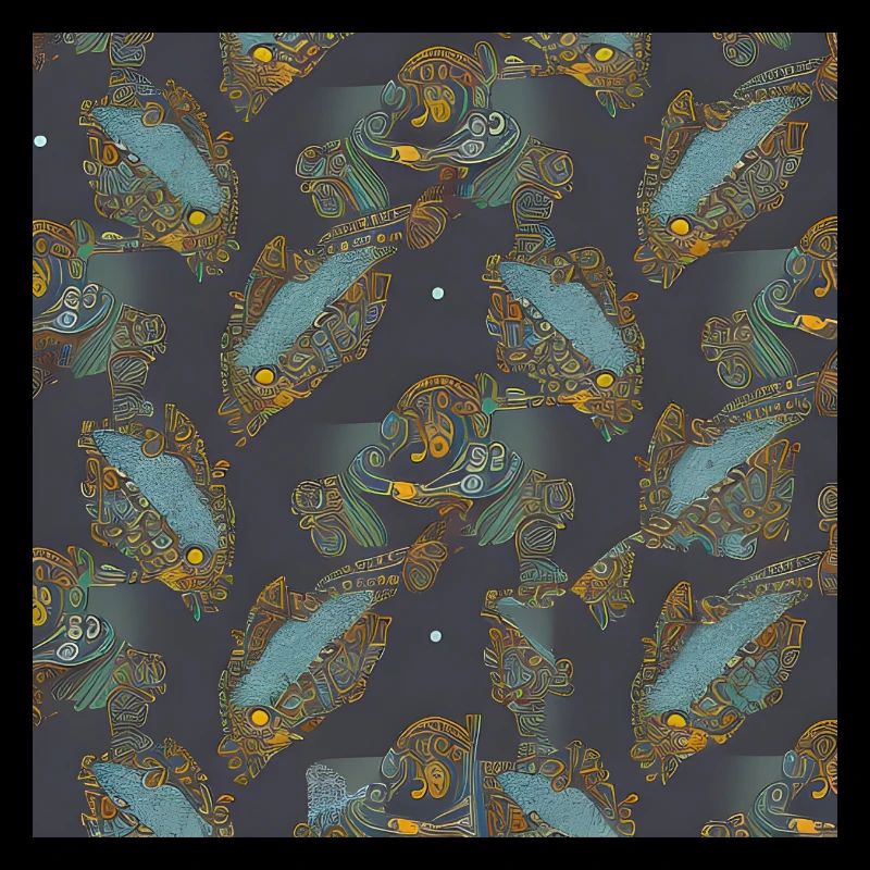 Fish abstract pattern