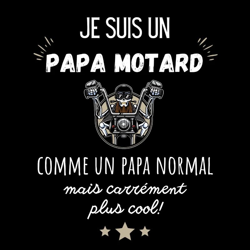 papa motard cool