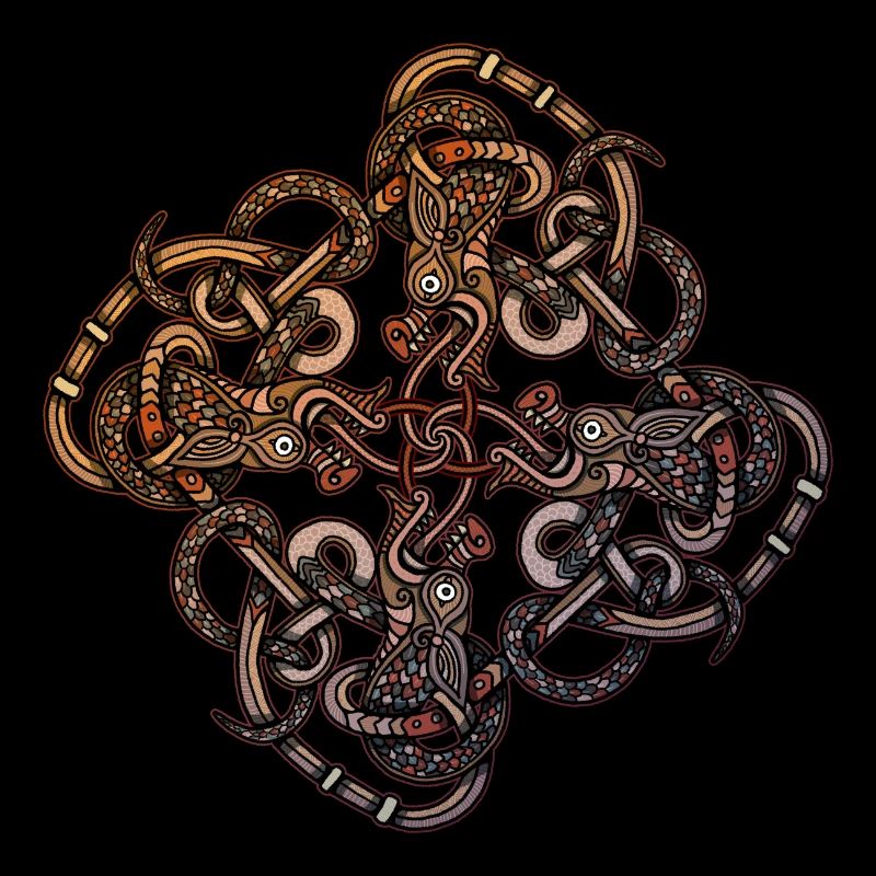Knotwork Schlangen