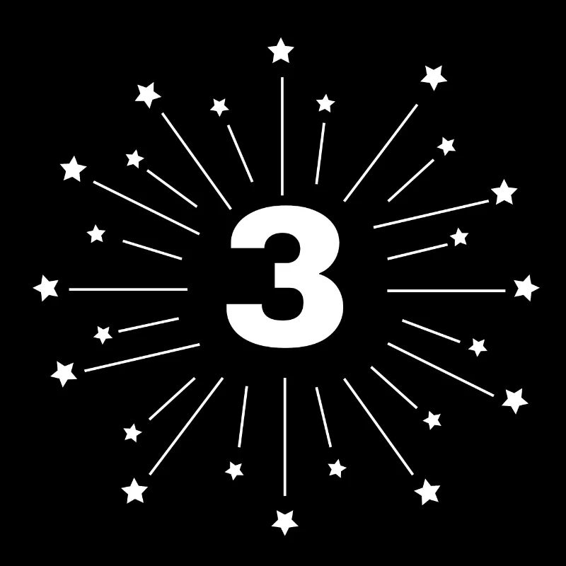 3e anniversaire étoilé - cadeau 3 ans