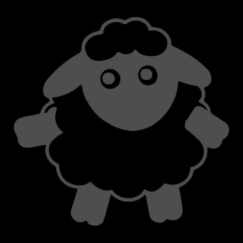 Funny Sheep Cartoon Gift Idea