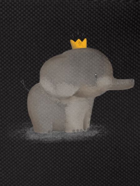 Petit éléphant mignon