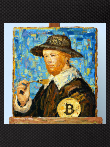 Van Gogh's Bitcoin Portrait