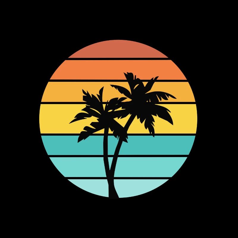 Retro Palm Trees