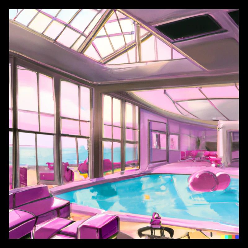 Lounge mit Pool