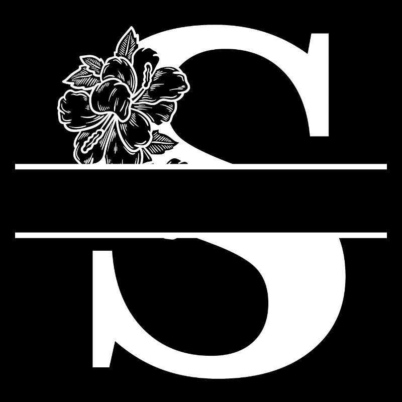 Personalized floral letters