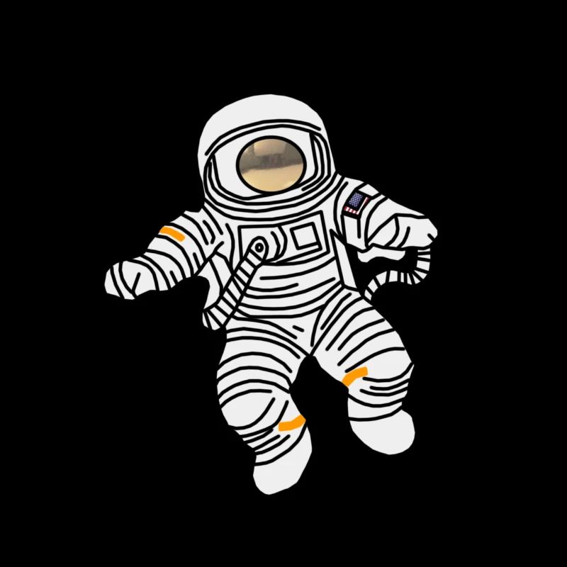 Astronaute dans l’espace