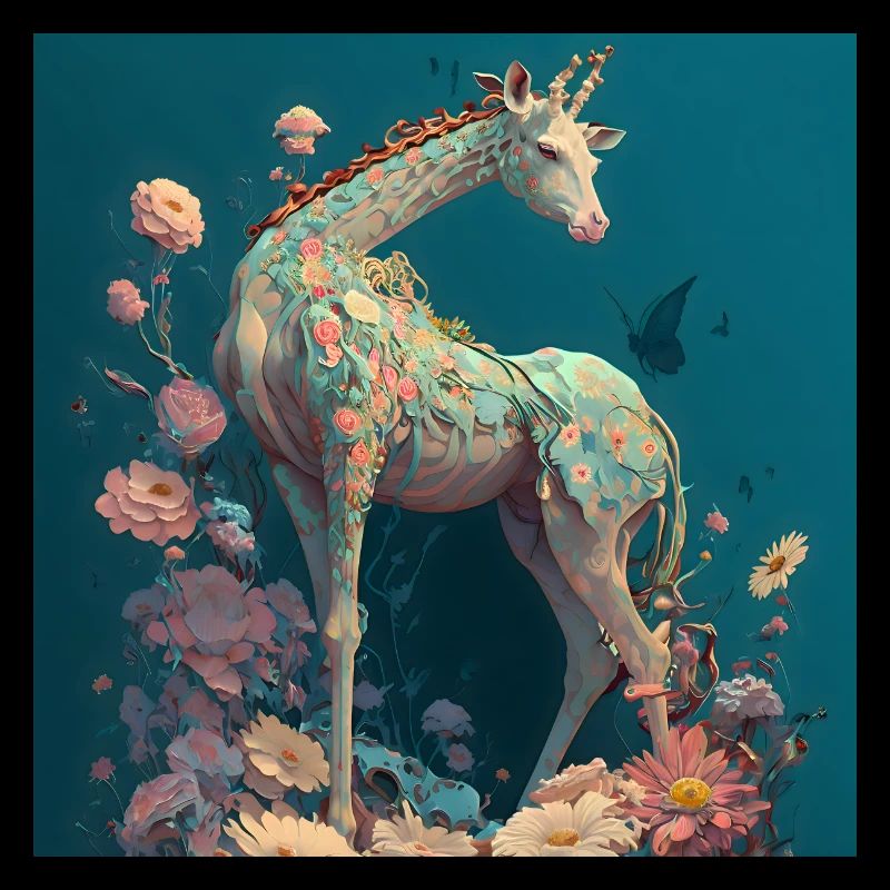 im Einklang mit der Natur Giraffe