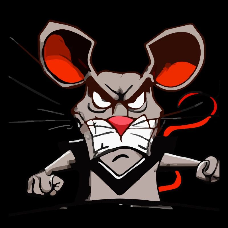 Kiké the grumpy rat