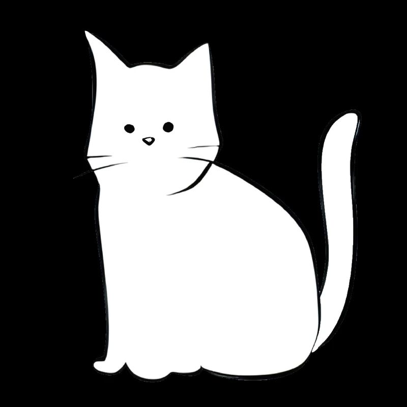 Symbole de chat Animal Simple