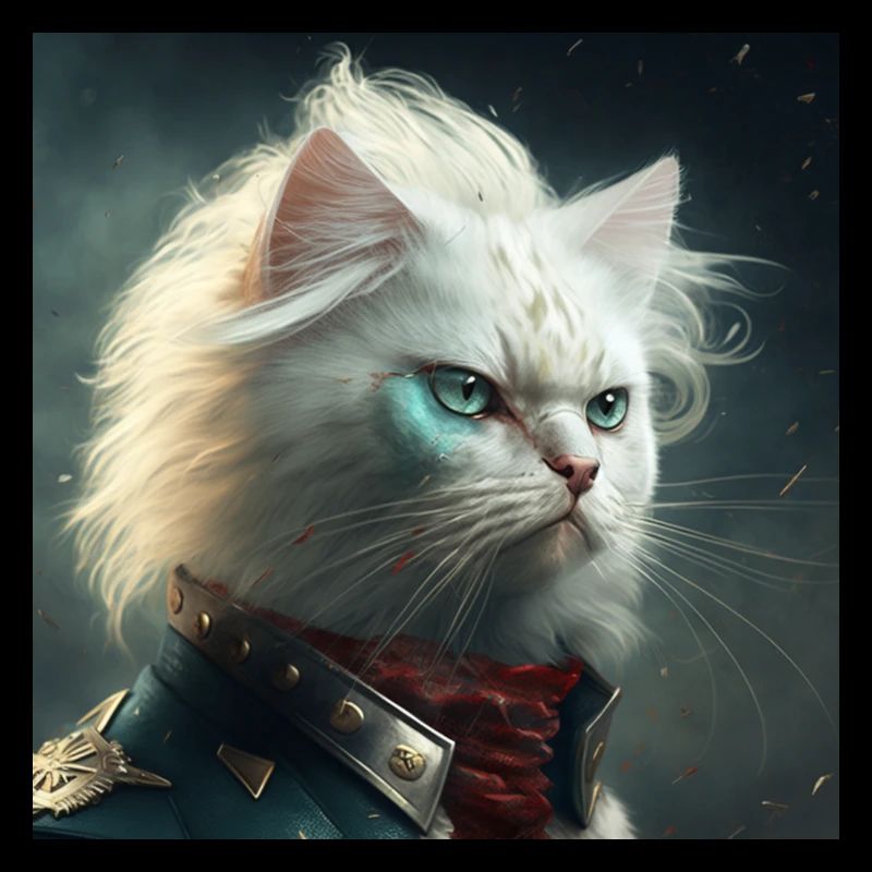 weisse katze