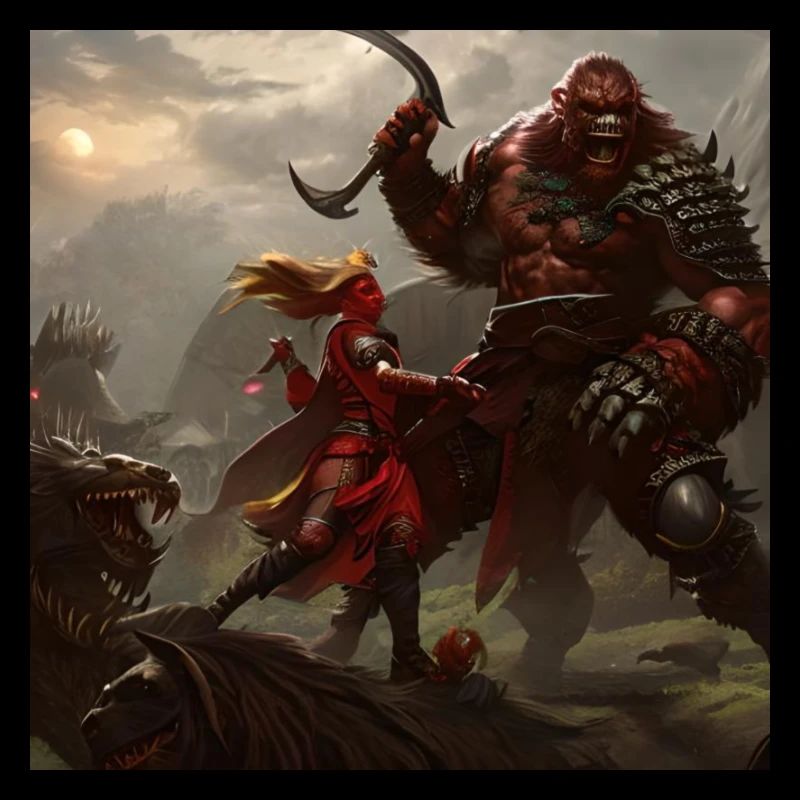 Orc vs. Frau