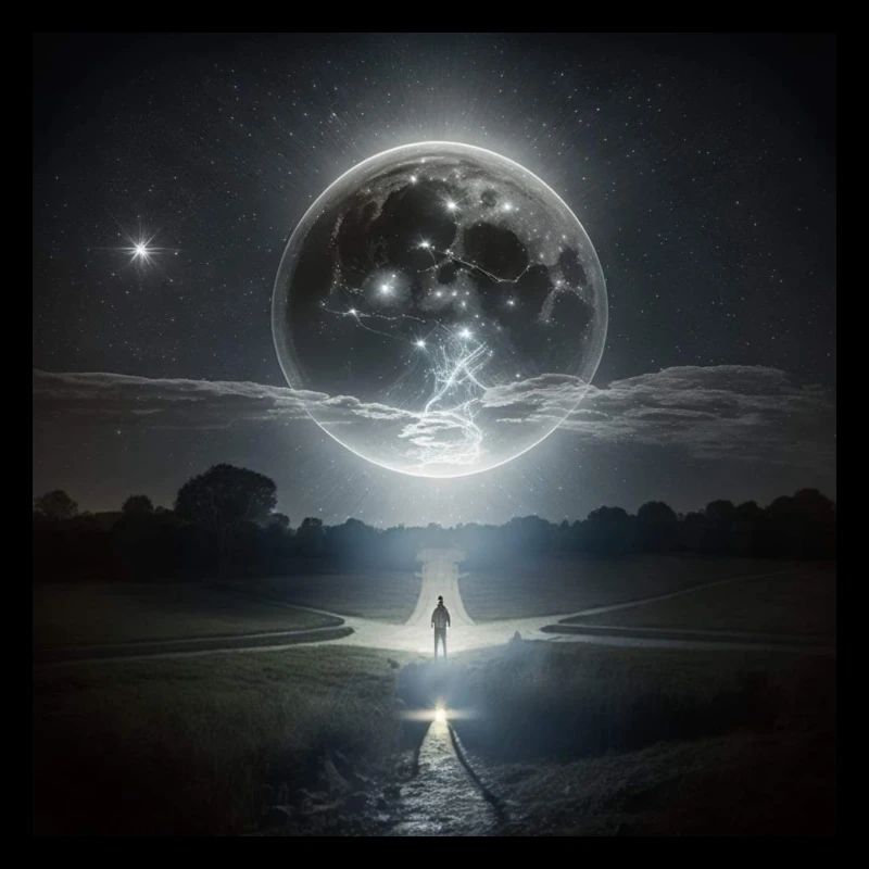 Alone with the moon