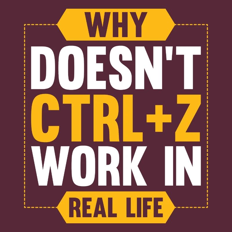 cadeau programmeur pc CTRL Z computer