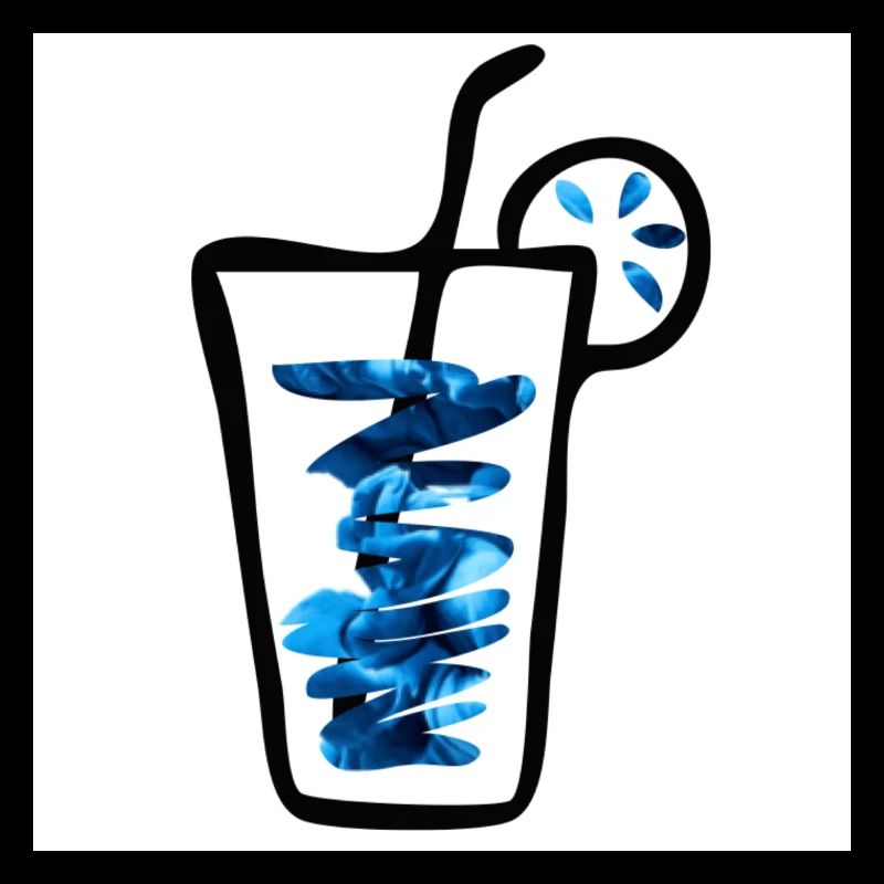 Drink blue