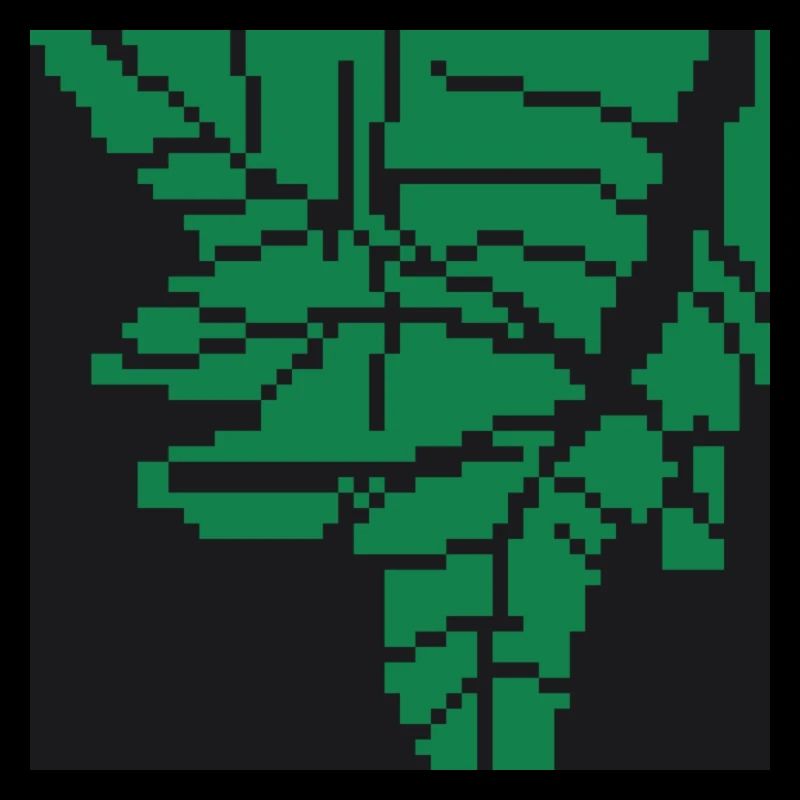 Feuille pixel art