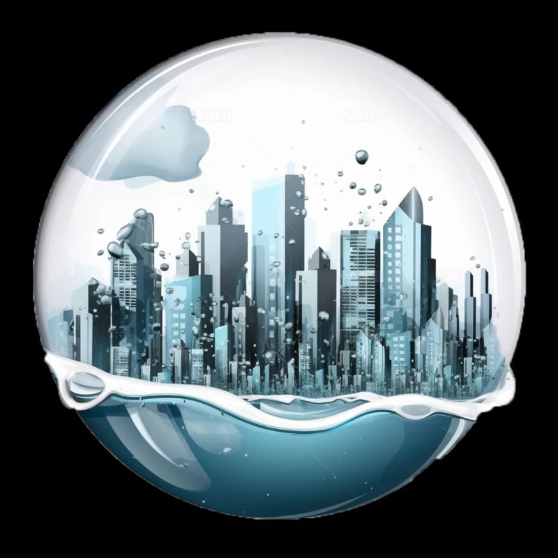 Atlantis - Underwater city in bubble