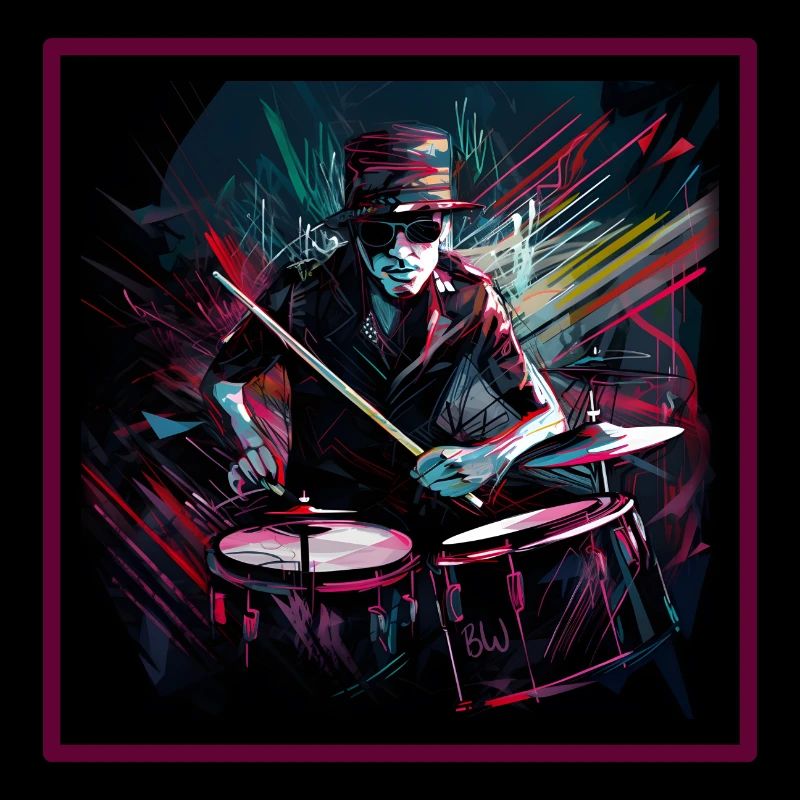 Pink Drummer