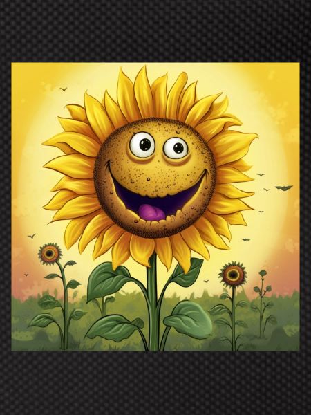Sonnenblume Cartoon