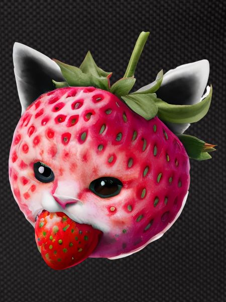 Chat fraise