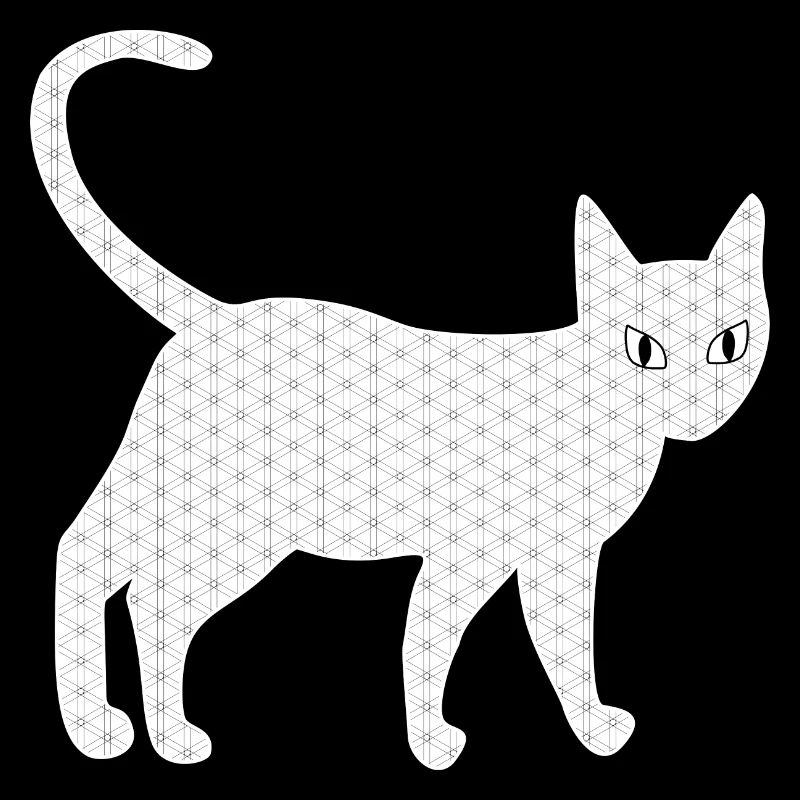Art de chat et yeux de chat