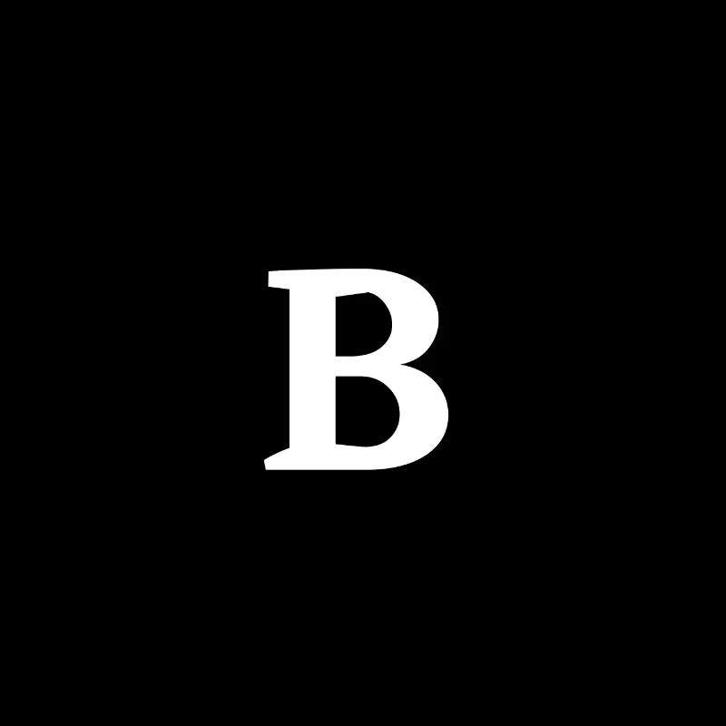 Lettre b étoile