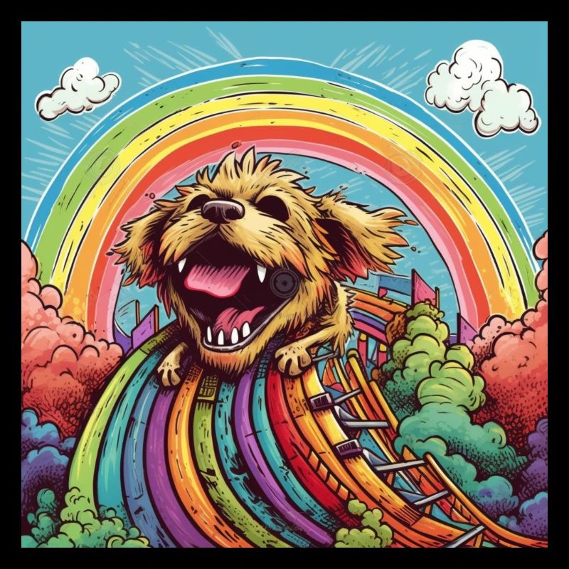 Funny LSD - Freaky Dwarf - Chien sur Rollercoster 1
