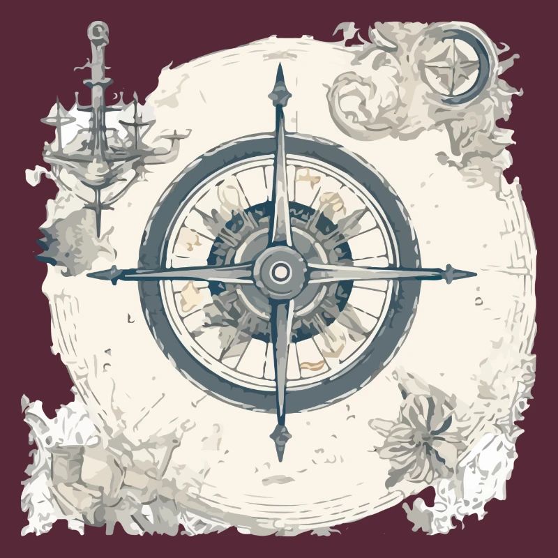 Old nautical chart