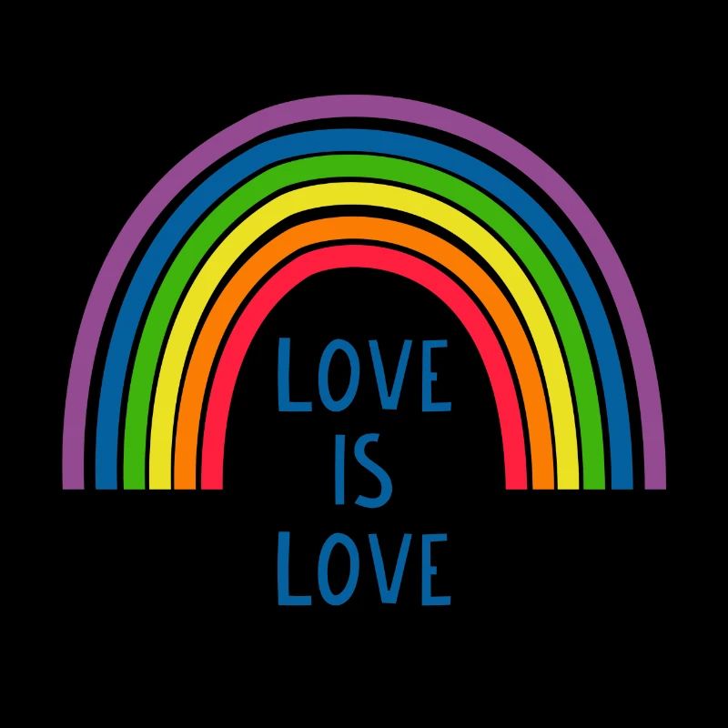 Priede Rainbow Love is Love LGBT Pride
