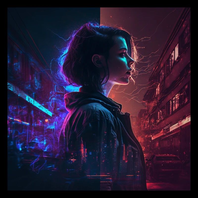 Neon on the skin