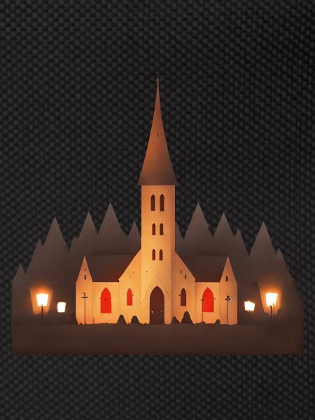 Chapel in village