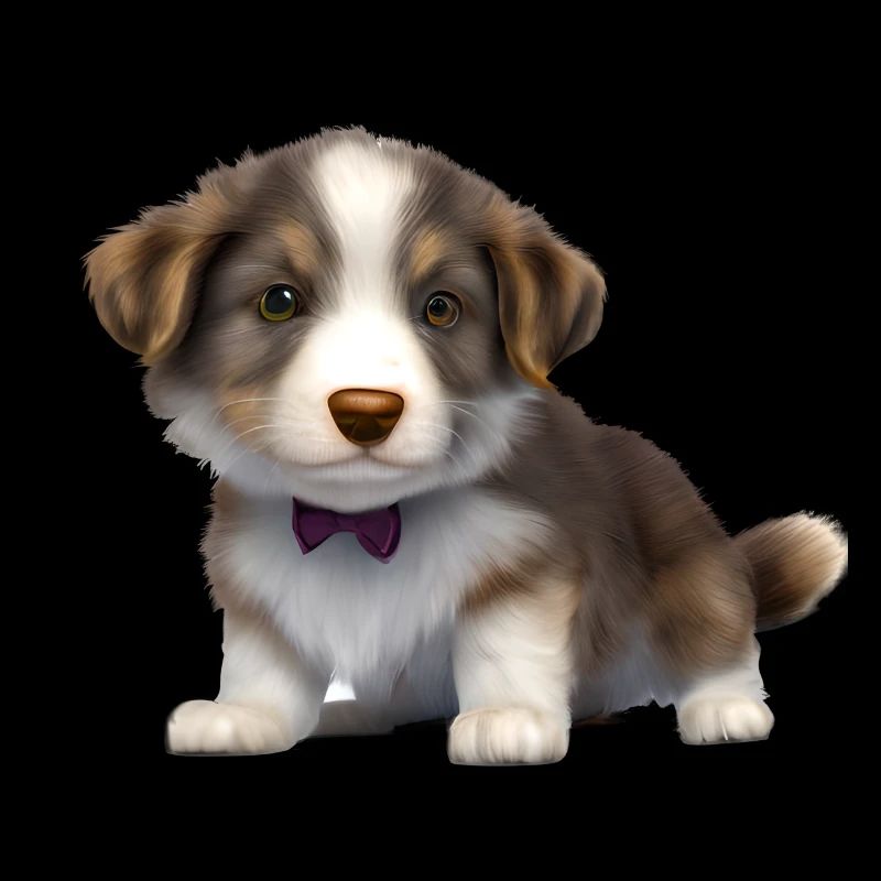 Chiot Berger Australien Propriétaire Chien