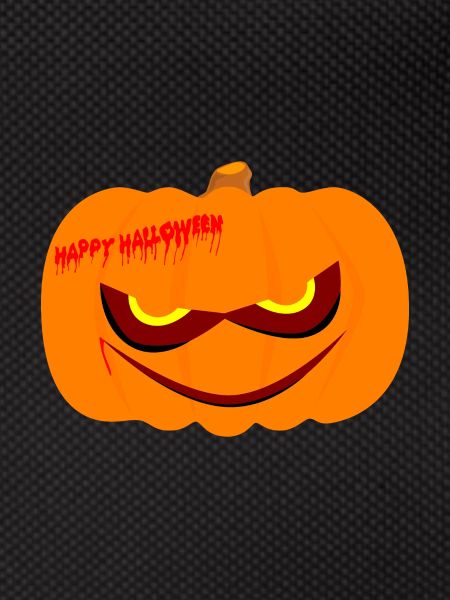 Evil Halloween Pumpkin
