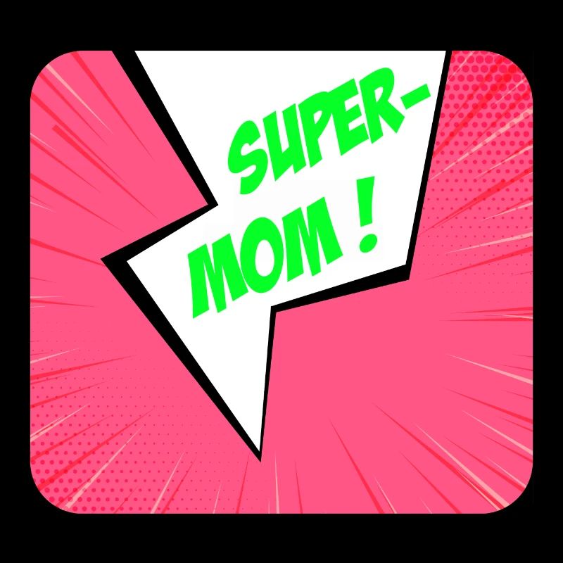 Supermom, Superheldin. Beste Mama. Comicbuch.