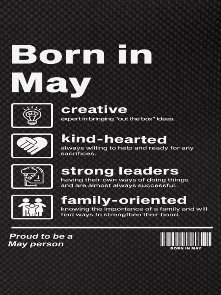 Born in May