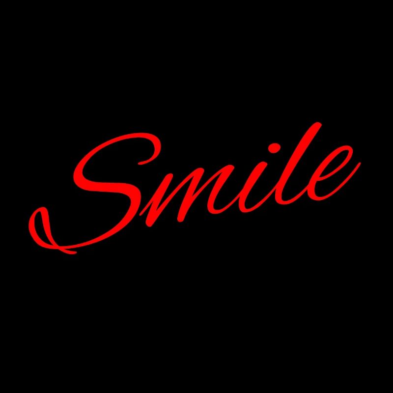 A smile always helps