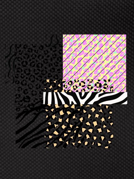 Leopard zebra illustration