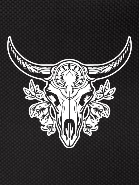 Cow Skull Boho