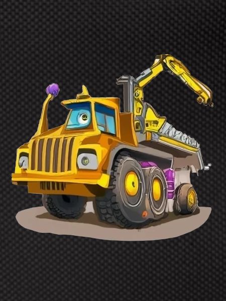 Funny monsters in construction
